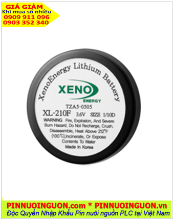 XENO XL-210F; Pin nuôi nguồn XENO XL-210F lithium 3.6v chính hãng, Xuất xứ Hàn Quốc